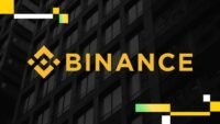 Binance logo overlaid on a volatile crypto market chart, depicting a flash crash.