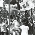 Les Black Panthers en manifestation