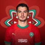 Brahim Diaz holding the AFCON 2025 Golden Boot trophy, celebrating his achievement.