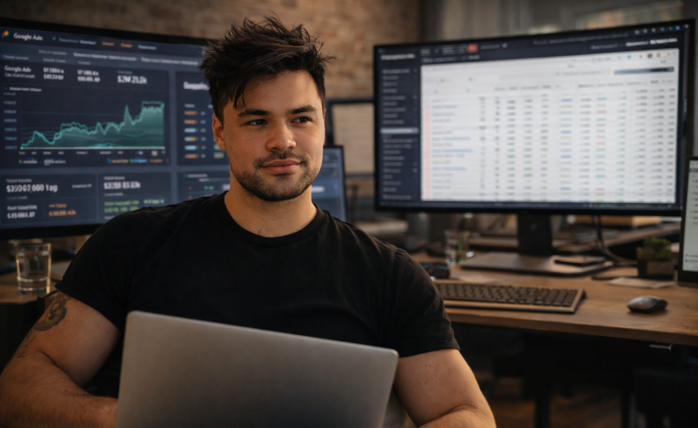 Brandon Willington, founder of Where U?, demonstrating his focused approach to business growth and entrepreneurial success.