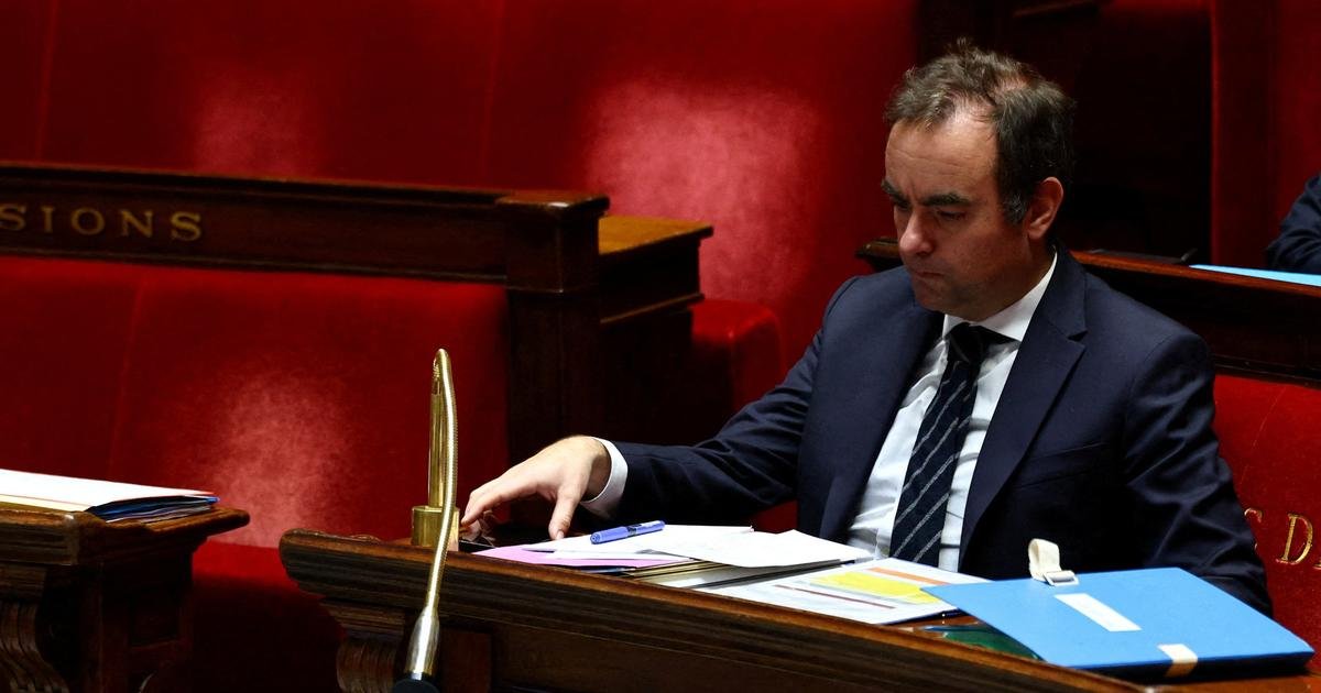 Le Premier ministre Sébastien Lecornu s'exprimant lors d'une allocution sur le budget 2026.