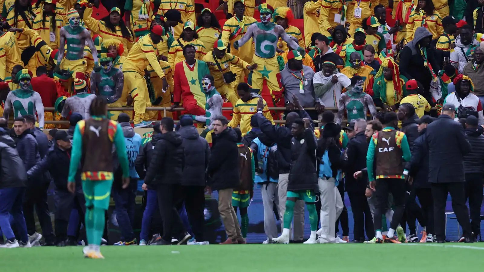 CAN 2025 : La CAF Fustige le Comportement du Sénégal en Finale et Annonce des Sanctions 3 Logo de la Confédération Africaine de Football (CAF) ou image d'un match de la CAN 2025