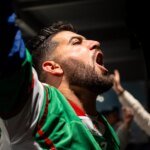 Image de l'après-match entre l'Algérie et le Nigéria