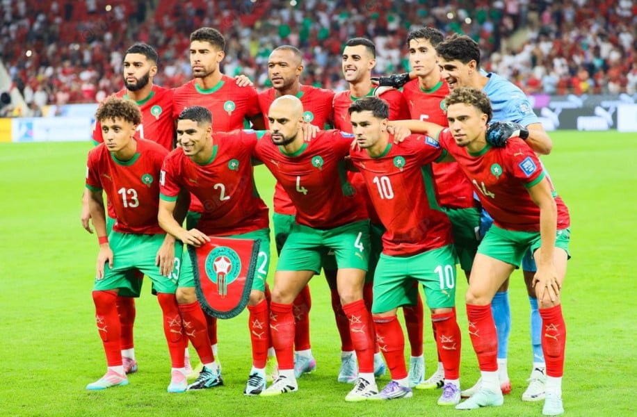 Joueurs de Ligue 1 des équipes du Maroc et du Sénégal lors de la finale de la CAN 2025