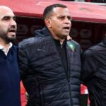 Walid Regragui, sélectionneur du Maroc, lors d'une séance d'entraînement pour la CAN 2025