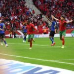 L'équipe nationale marocaine en action