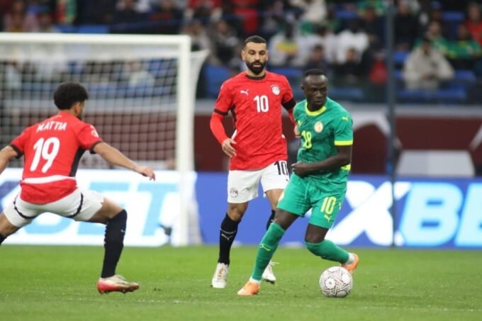 Sadio Mané célébrant son but décisif lors de la demi-finale de la CAN 2025 entre le Sénégal et l'Égypte.