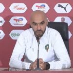 Walid Regragui en conférence de presse