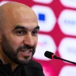 Walid Regragui en conférence de presse