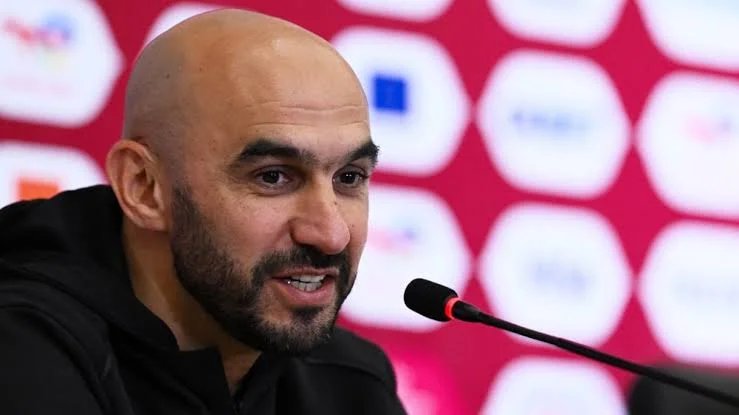 Walid Regragui en conférence de presse