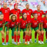 Tirage au sort de la CAN Féminine 2026 au Complexe Mohammed VI de football à Salé, montrant les drapeaux des nations participantes.