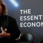 Carhartt CEO Linda Hubbard and Ford Philanthropy President Mary Culler discussing their partnership for workforce development.