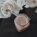 A delicious-looking chocolate drink made with collagen powder, promising both indulgence and health benefits.