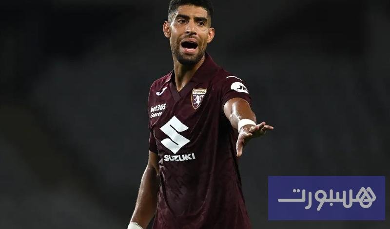 مستقبل آدم ماسينا في مهب الريح: تورينو يسعى لفسخ عقده بالتراضي 3 صورة آدم ماسينا بقميص فريقه، تعبر عن مستقبله الكروي الغامض مع تورينو.