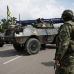 جندي كولومبي على الحدود مع فنزويلا