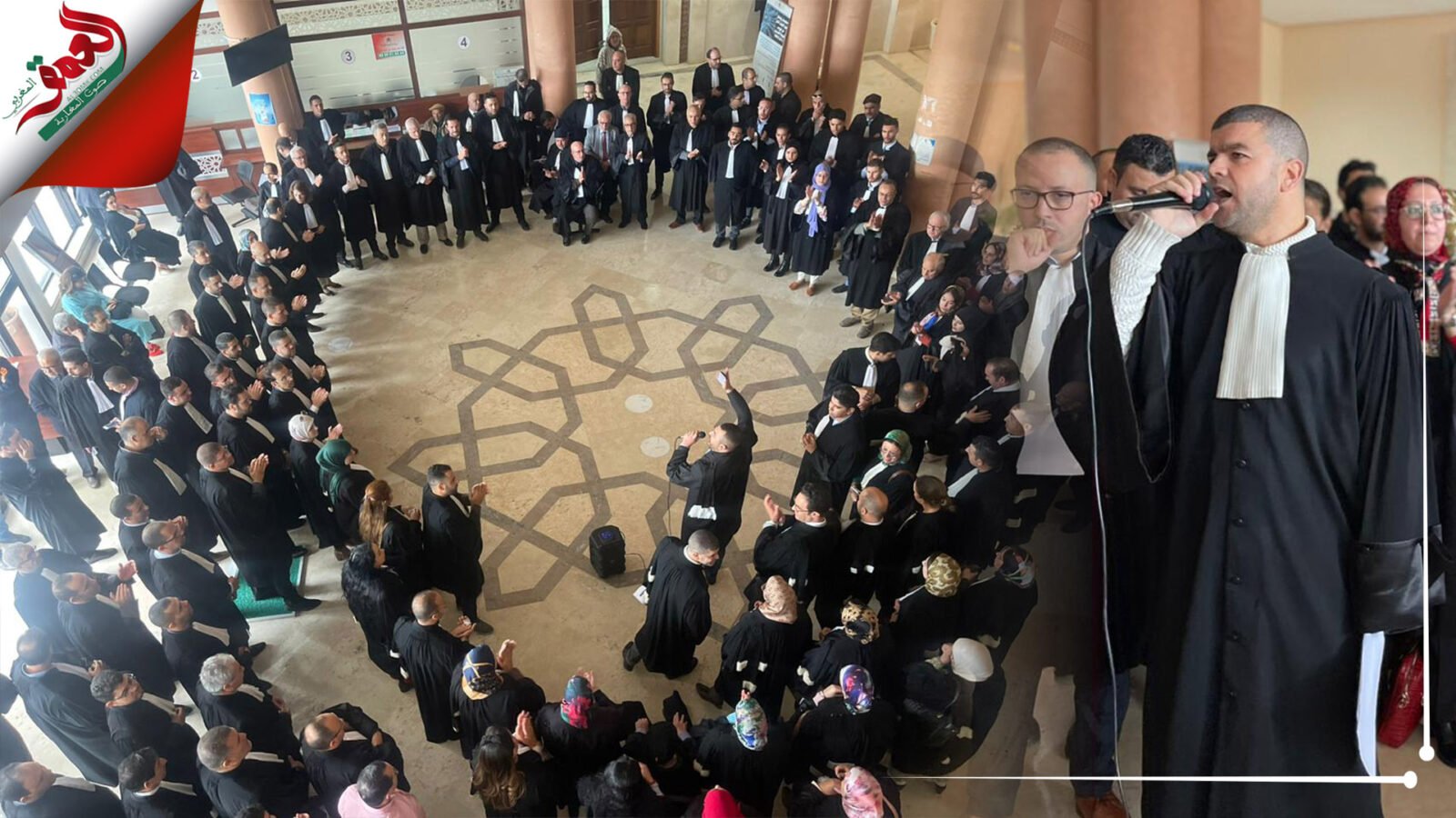 محامون مغاربة يحتجون على مشروع قانون المهنة