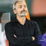 المدرب سيباستيان دوصابر خلال مؤتمر صحفي بعد مباراة الكونغو الديمقراطية والجزائر في كأس أمم إفريقيا