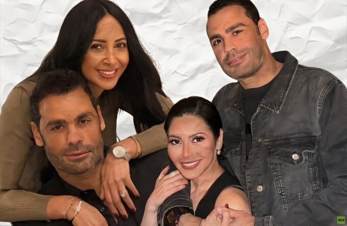 صورة تجمع الفنانة إيمان الزيدي وحارس المرمى محمد عبد المنصف قبل إعلان انفصالهما