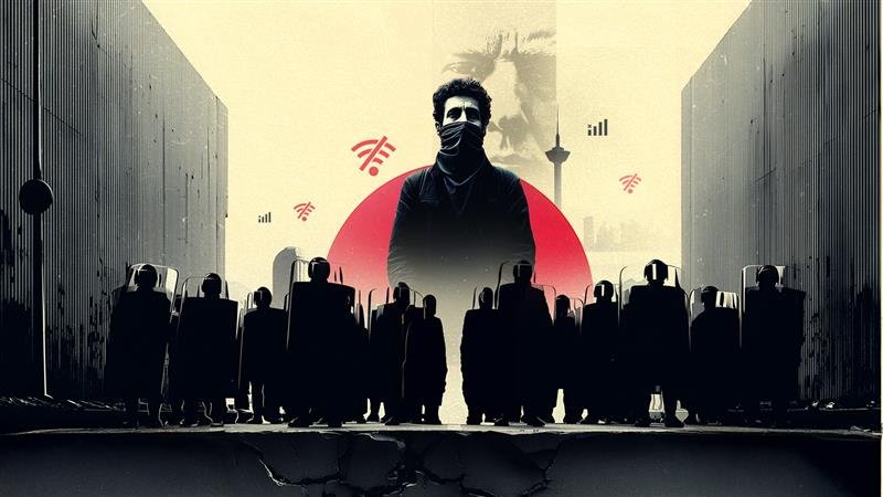 متظاهرون إيرانيون يواجهون قوات الأمن خلال الاحتجاجات الأخيرة