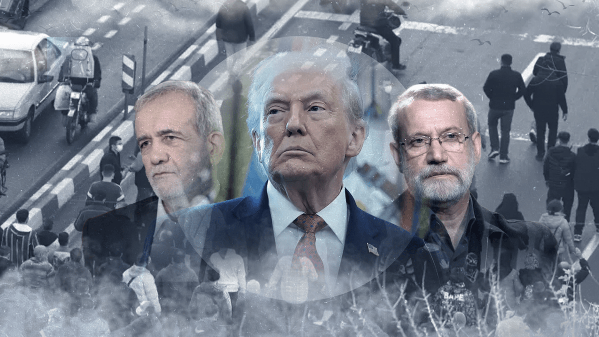 متظاهرون إيرانيون في أحد الشوارع خلال احتجاجات اقتصادية