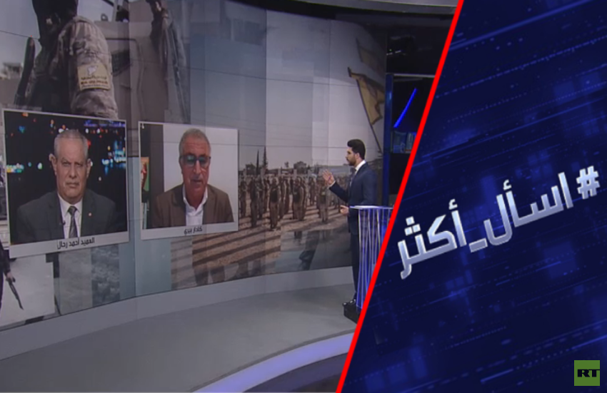 صورة جوية لمدينة حلب السورية تظهر آثار الاشتباكات والدخان المتصاعد