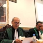 صورة لمسؤولين قضائيين وسلطات ترابية خلال حفل افتتاح السنة القضائية الجديدة بمحكمة الاستئناف بتازة.