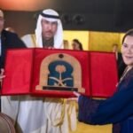 صاحبة السمو الملكي الأميرة للا حسناء خلال ترؤسها حفل العشاء الدبلوماسي الخيري السنوي بالرباط.