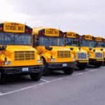 حافلة مدرسية مصرية ترمز لقضية الاعتداء الجنسي على طالبات