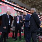 وفد مكتب التحقيقات الفدرالي الأمريكي يطلع على الترتيبات الأمنية بملعب مولاي الحسن بالرباط.