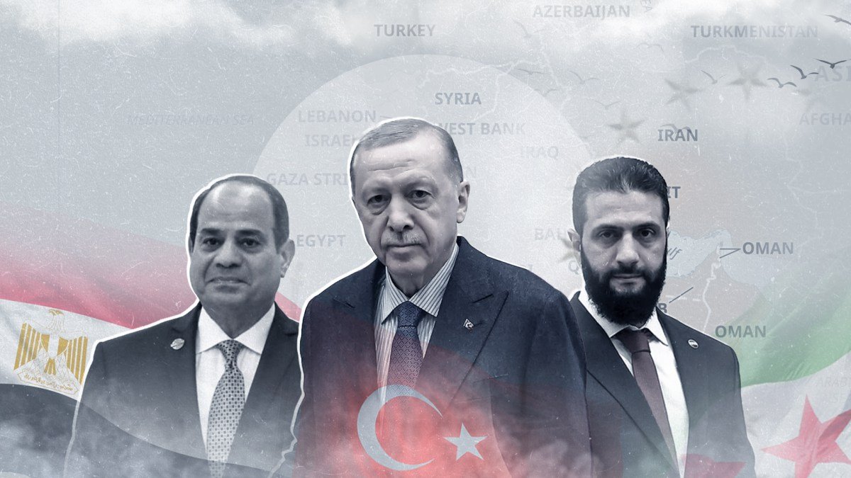 ديناميكيات إقليمية جديدة: ملامح التقارب المصري-السوري-التركي 3 خريطة توضح التفاعلات الإقليمية بين مصر وسوريا وتركيا في الشرق الأوسط