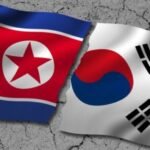 طائرة مسيرة تحلق فوق الحدود بين الكوريتين، ترمز للتوتر الجيوسياسي