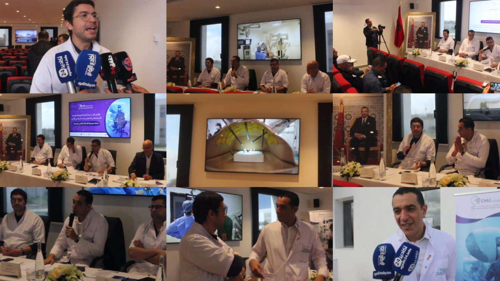 الروبوت الجراحي Revo-i في غرفة العمليات بمستشفى محمد السادس بأكادير