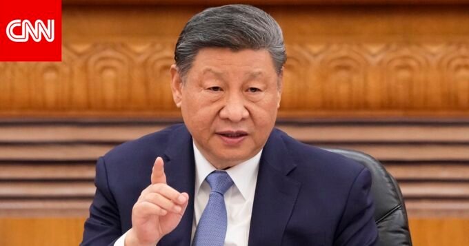 الرئيس الصيني شي جينبينغ يتحدث خلال اجتماع دولي