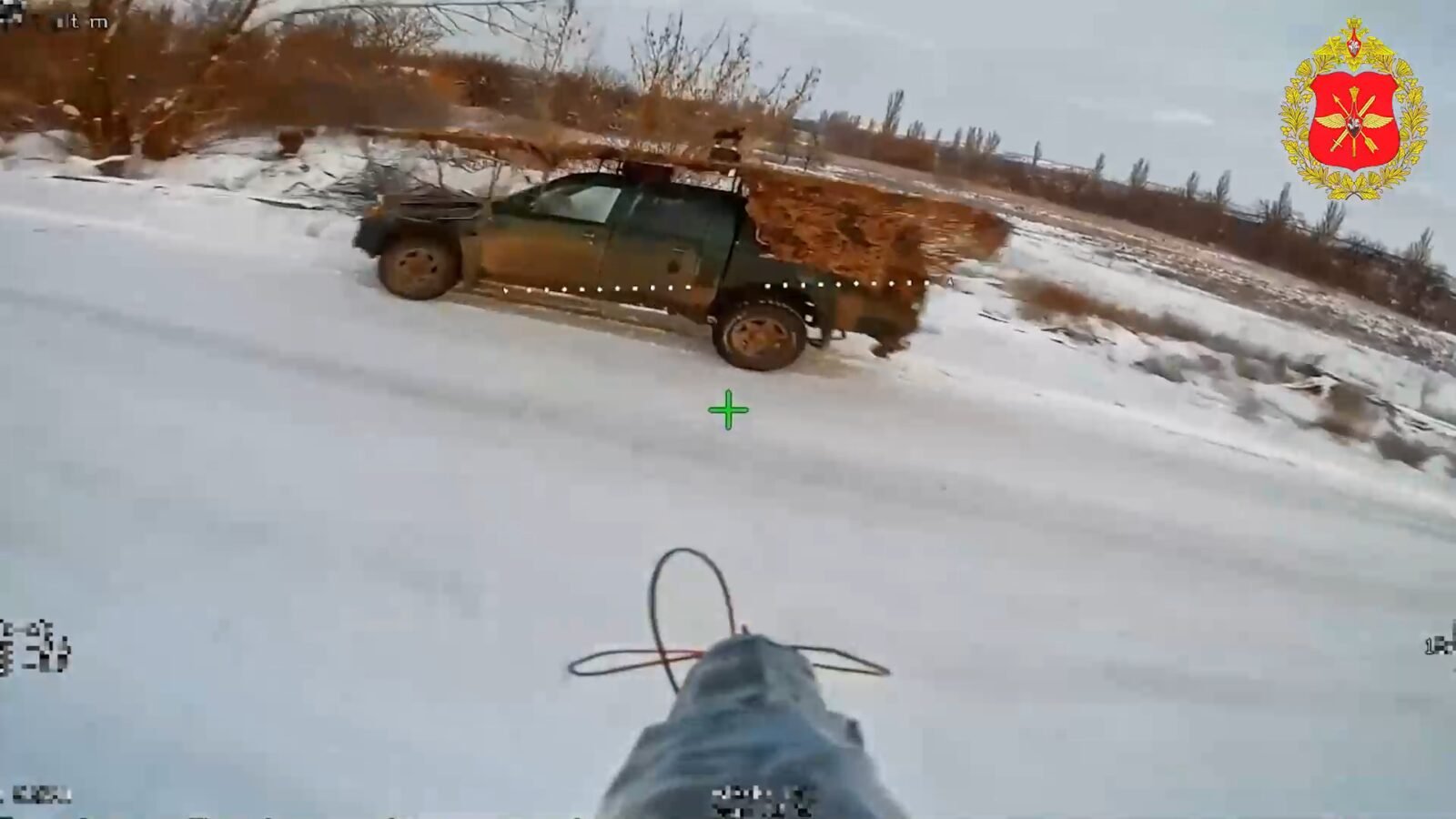 مشاهد لطائرات مسيرة روسية تنفذ عمليات عسكرية ضد أهداف أوكرانية