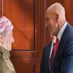 العراق، سوريا، توم باراك، مسعود بارزاني، إيران، الولايات المتحدة، الحكومة العراقية، الأزمة السورية