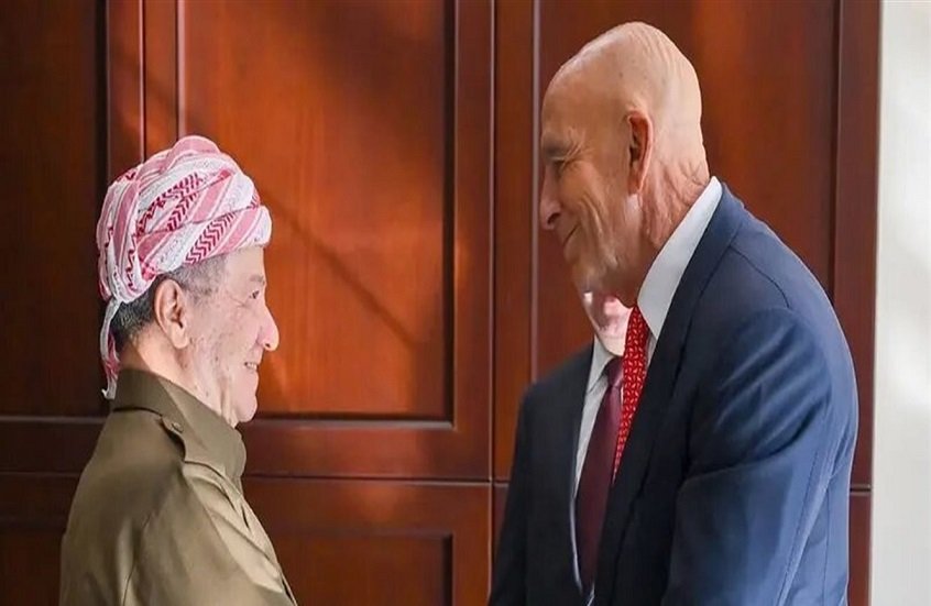 المبعوث الأمريكي باراك: حكومة مدعومة من إيران في العراق لن تلبي طموحات الشعبين العراقي والسوري 3 العراق، سوريا، توم باراك، مسعود بارزاني، إيران، الولايات المتحدة، الحكومة العراقية، الأزمة السورية