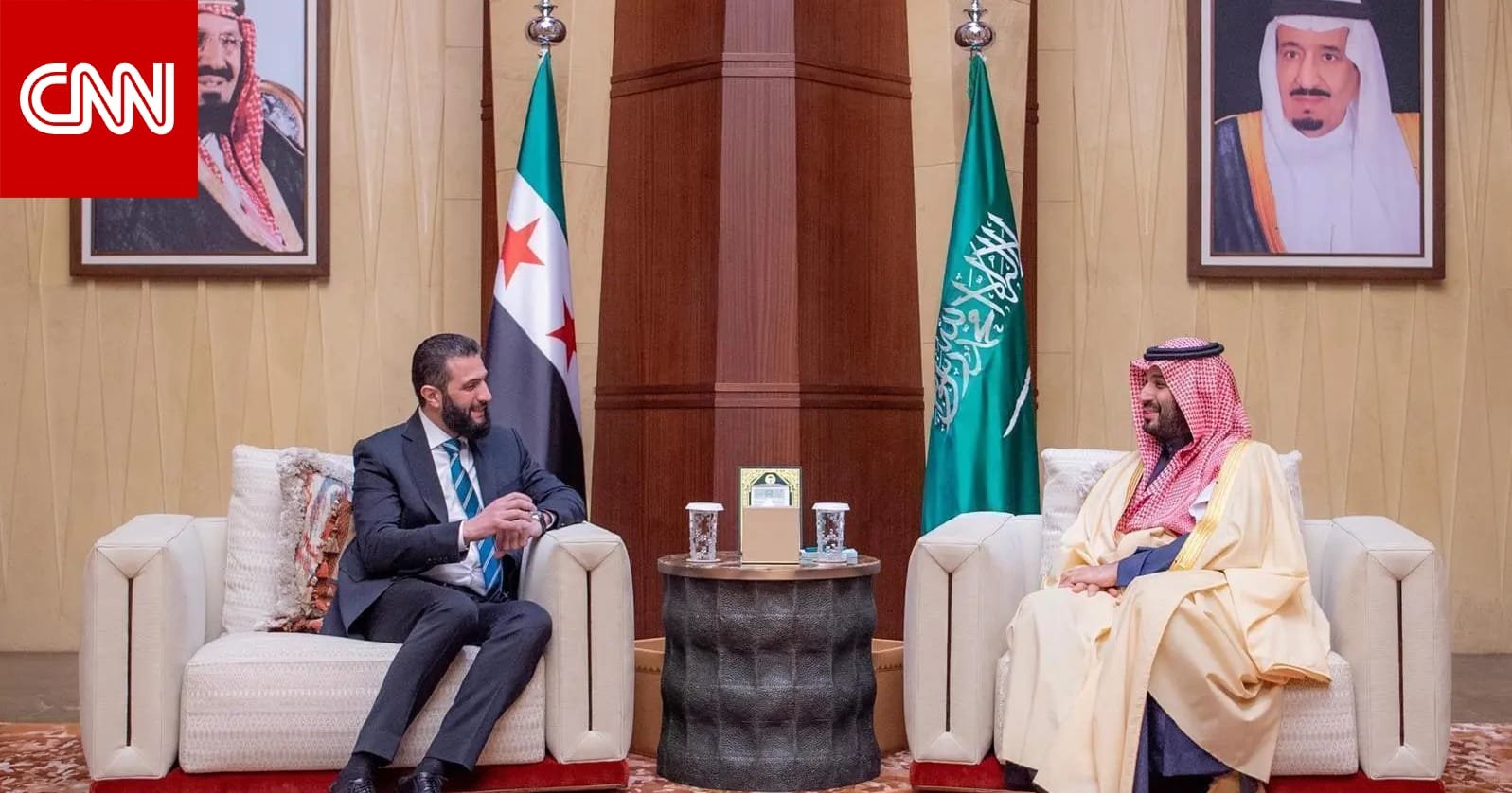 اتصال هاتفي بين أحمد الشرع ومحمد بن سلمان