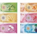 أوراق نقدية سورية جديدة مع شعار المصرف المركزي