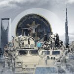 صورة لمسؤولين من المجلس الانتقالي الجنوبي في اجتماع بالرياض