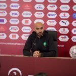 المدرب وليد الركراكي في ندوة صحفية بعد مباراة المنتخب المغربي ضد تنزانيا في كأس أمم إفريقيا.