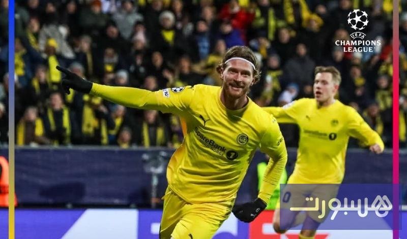 فوز تاريخي: بودو/غليمت يُسقط مانشستر سيتي بثلاثية في دوري أبطال أوروبا 3 لاعبو بودو/غليمت يحتفلون بهدف في مرمى مانشستر سيتي خلال مباراة دوري أبطال أوروبا