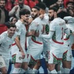 إبراهيم دياز وإسماعيل الصيباري يحتفلان بهدف المغرب ضد الكاميرون في كان 2025