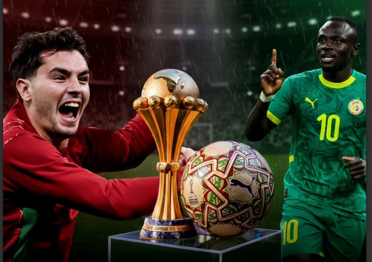 صورة جماعية للاعبي المنتخب المغربي أو المدرب وليد الركراكي خلال مباراة كرة قدم حاسمة.