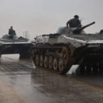 خريطة توضيحية لريف حلب الشرقي تظهر مواقع الاشتباكات الأخيرة