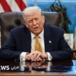 صورة جوية لآثار دمار واسع في قطاع غزة جراء الغارات الإسرائيلية