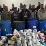 أفراد شبكة تهريب المواد المدعومة والمضبوطات في الكويت