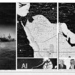 خريطة توضيحية لمنطقة الشرق الأوسط وشمال إفريقيا تبرز بؤر التوتر والمسارات التجارية الرئيسية.