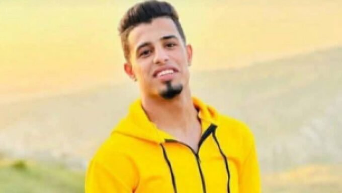 صورة لموقع حادث سير أو صورة تذكارية للشاب حسن العرجاني