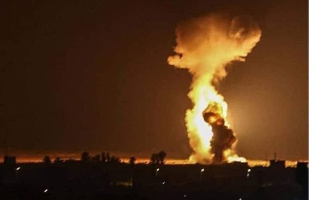 دخان يتصاعد من منطقة كفر حتى جنوب لبنان بعد غارة إسرائيلية