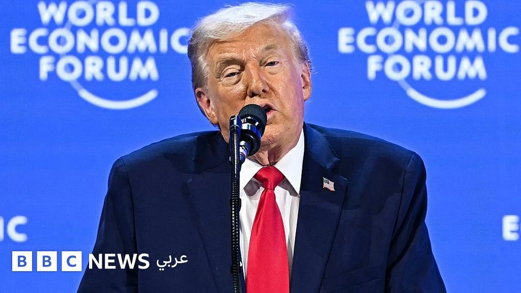 الرئيس الأمريكي دونالد ترامب يتحدث عن غرينلاند والرسوم الجمركية